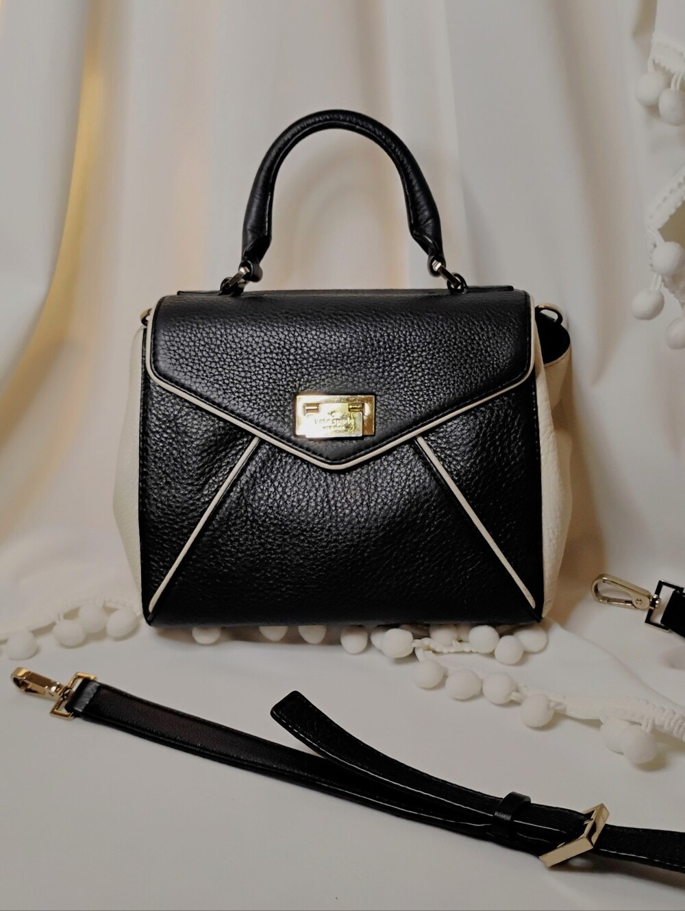 Kate Spade Wesley Laurel Satchel  Hand Bag Purse